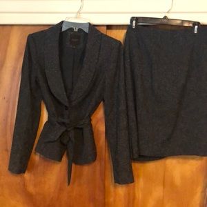 Tweed blazer and pencil skirt